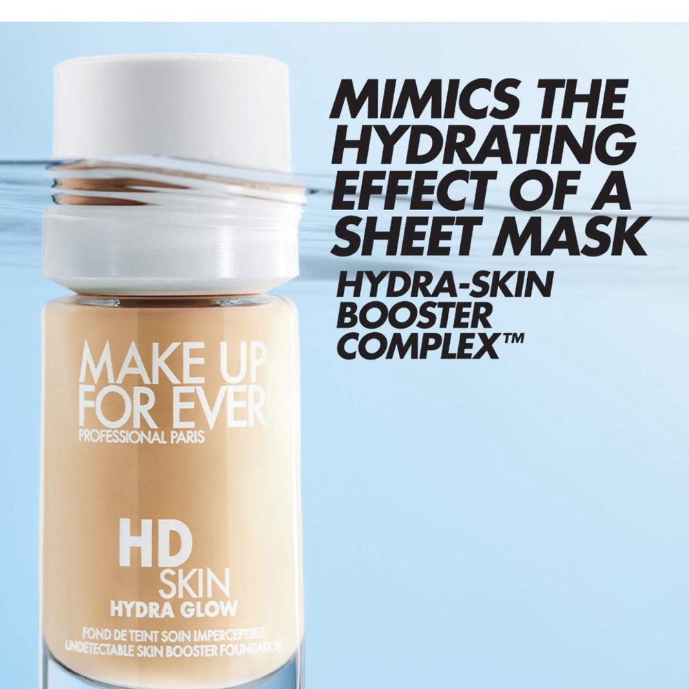 Make Up For Ever HD Skin Hydra Glow Foundation, Color 3Y52, Warm Chestnut - Picture 3 of 6